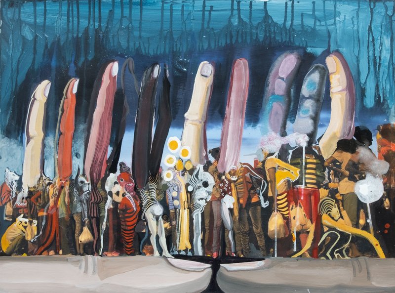 Rokni Haerizadeh, Where to? Wherever it chances, 2019