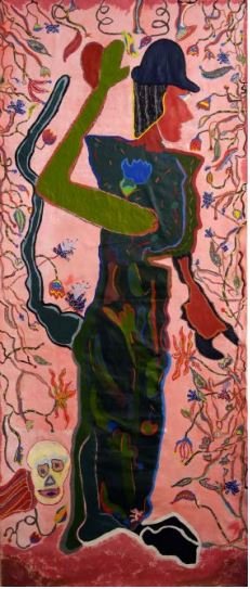Bardia Moradi, A Mysterious Camouflaged Amphibian's Silent Vigil by Lake Annex, 2023
