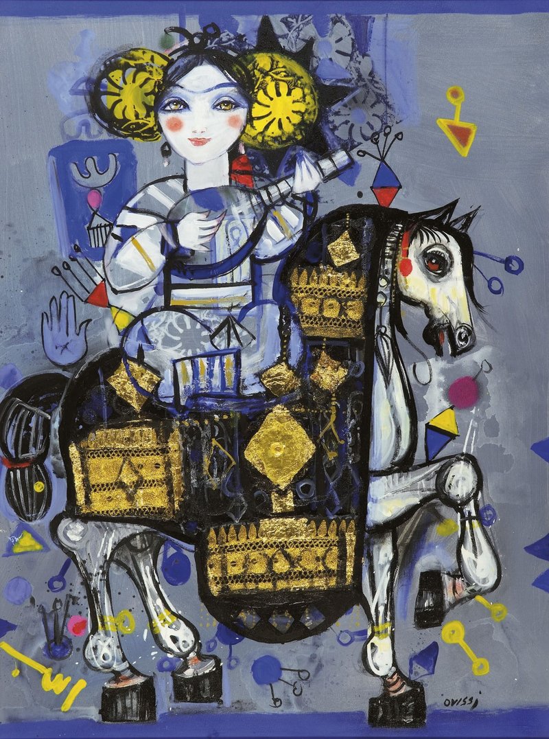 Nasser Ovissi, Stallion in White