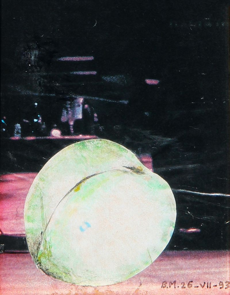 Bahman Mohassess, Still life (Plum), 1993