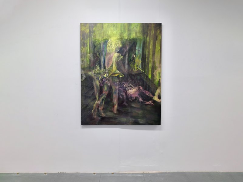 Crossing, installation view