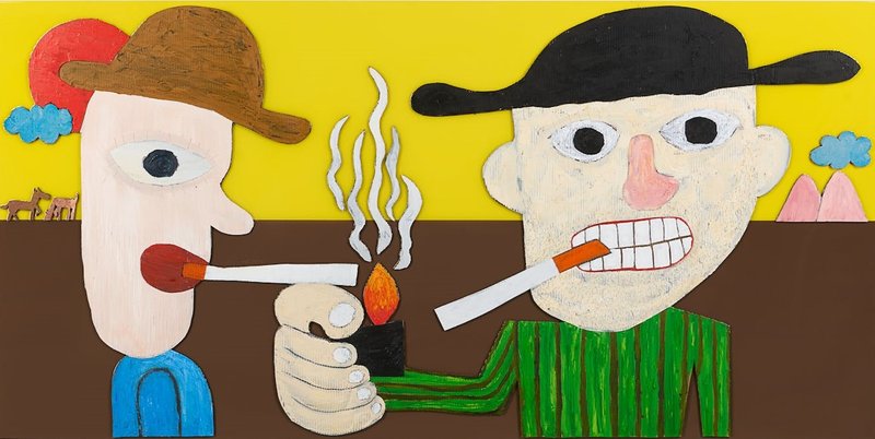 Hadi Falapishi, Smoke Break, 2024