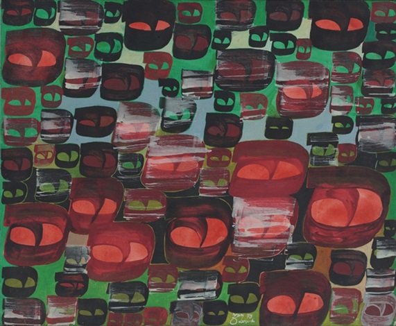 Charles Hossein Zenderoudi, Untitled, 1973