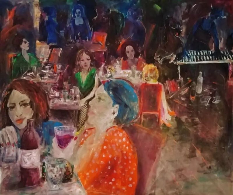 Marzieh Bagheri, Dinner, Tehran Paris 01