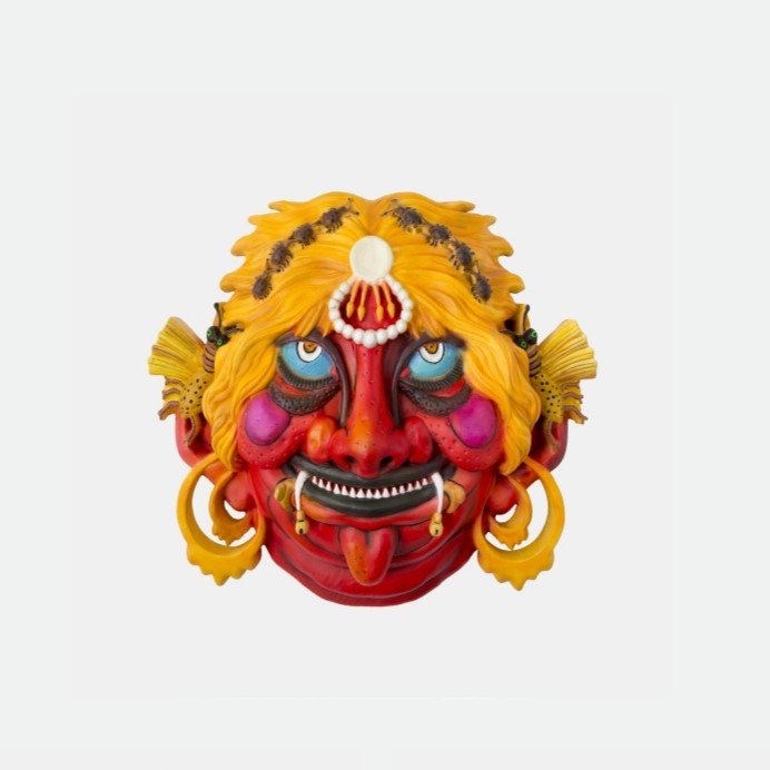 Ali Akbar Sadeghi, Mad Mask No.4, 2022