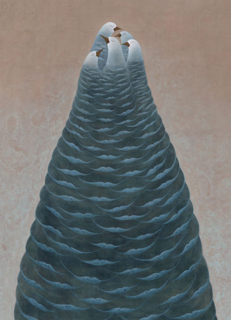 Maryam Lamei, The Mountains Are Together and Alone, 2023