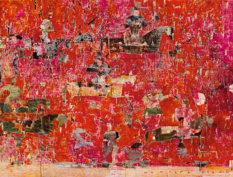 Reza Derakshani, Hunting Red No.IV, 2010