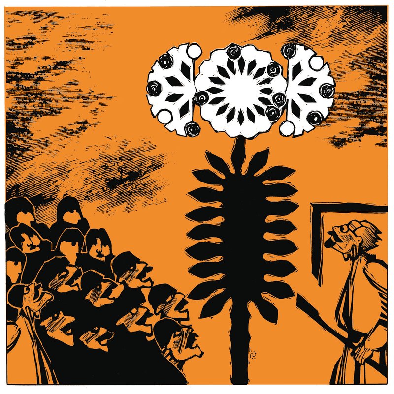 Morteza Momayez, Illustration for Inak Khorshid Mag, 1988
