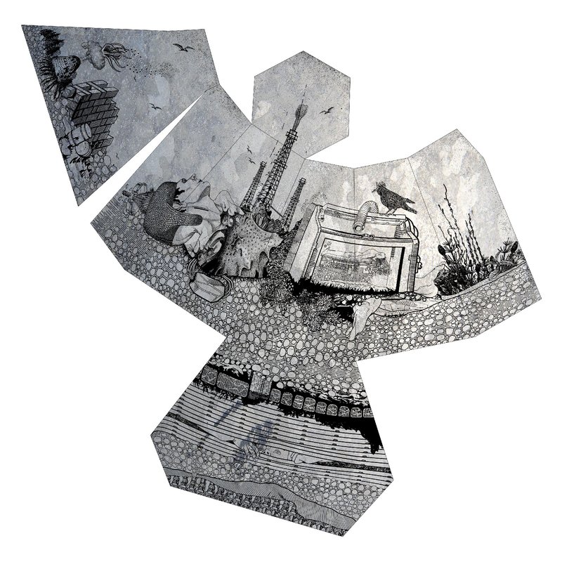 Amir Nasr Kamgooyan, The Pyramid is Worn Out, 2017