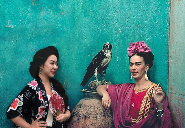 Silin Liu, Frida Kahlo and Celine Liu II, 2017