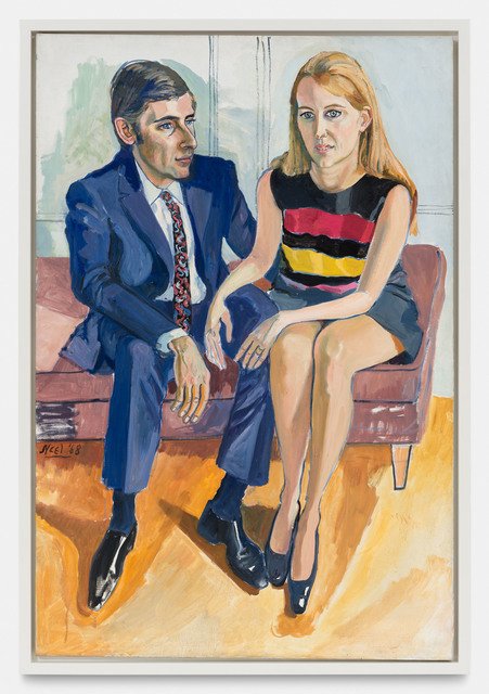 Alice Neel, David McKee and his first wife Jane, 1968
