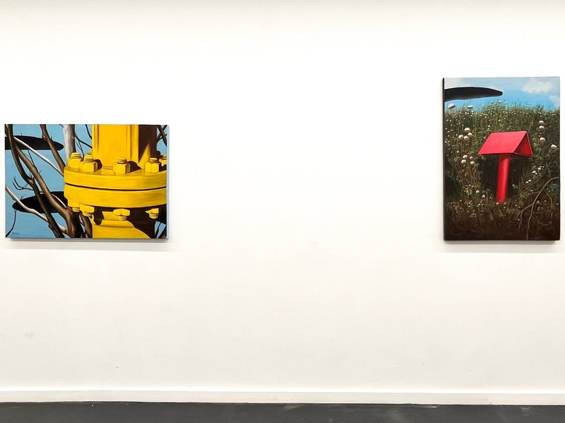Black Trace, installation view