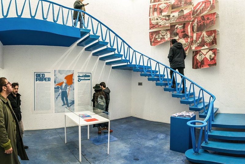 Red Paper, installation view
