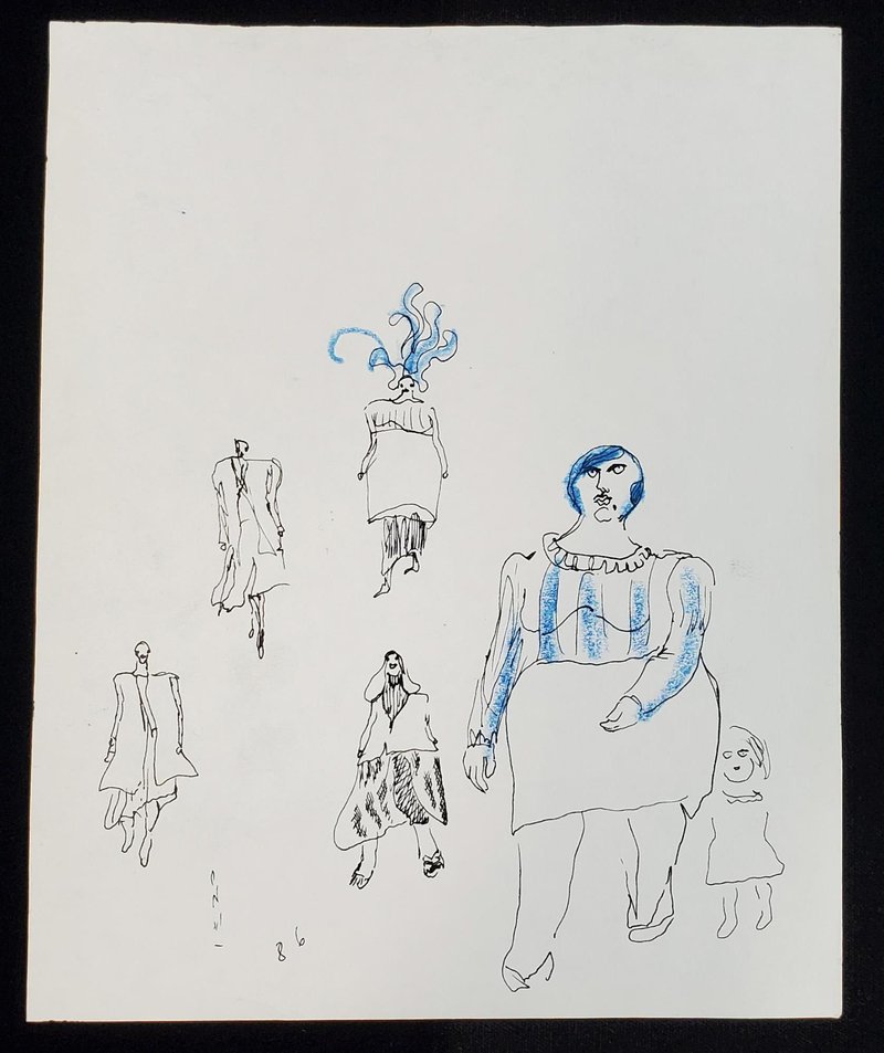 Ardeshir Mohassess, Untitled, 1986