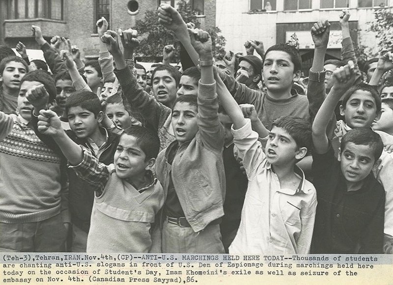Mohammad Sayyad, Tehran, Iran, Nov 4th, 1986 Anti-U.S marching held today, 1986