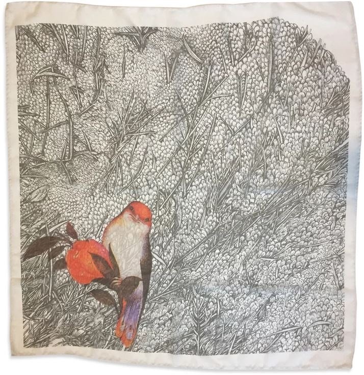 Niloofar Kasbi, Bird and Flower, 2020
