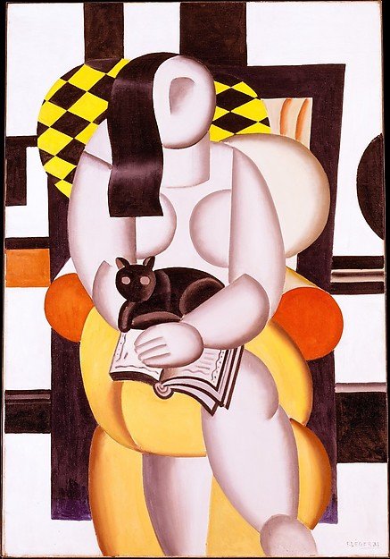 Fernand Léger, Woman with a Cat, 1921