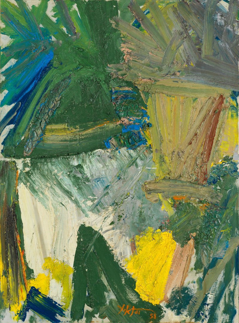 Manoucher Yektai, Composition, 1958