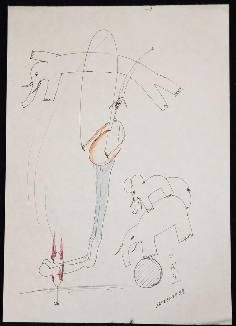 Ardeshir Mohassess, Untitled, 1988