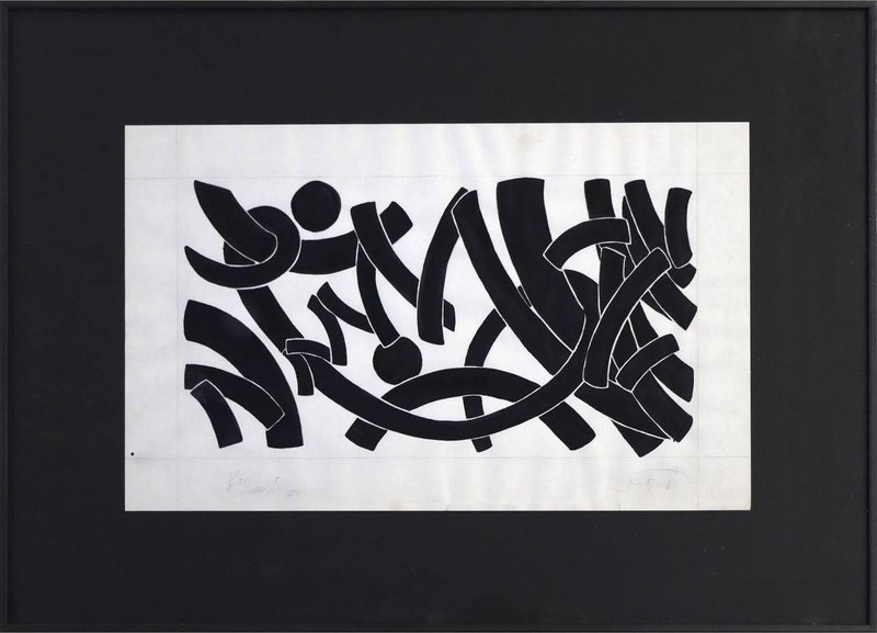 Charles Hossein Zenderoudi, Untitled