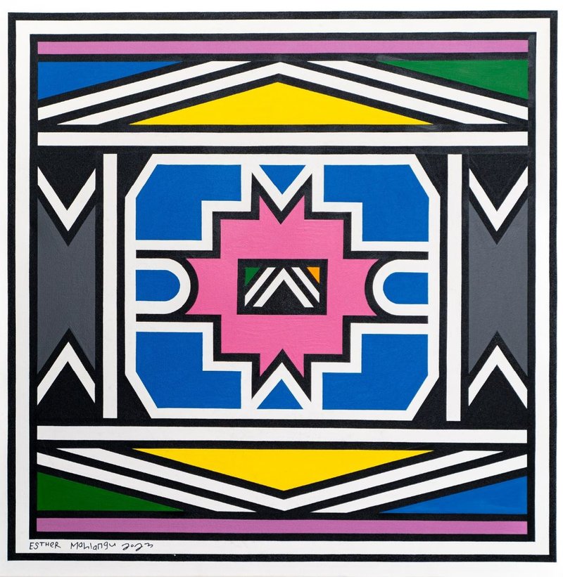Esther Mahlangu, Untitled, 2023