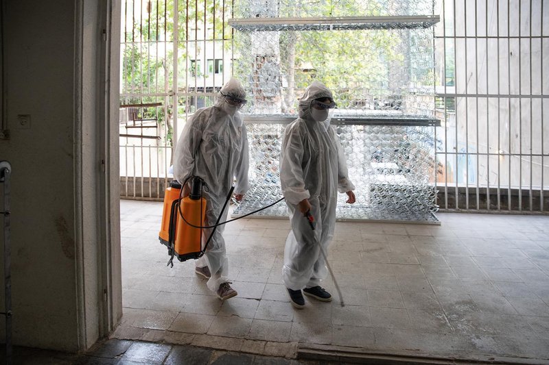 Mahmoud Bakhshi, Disinfection, 2020
