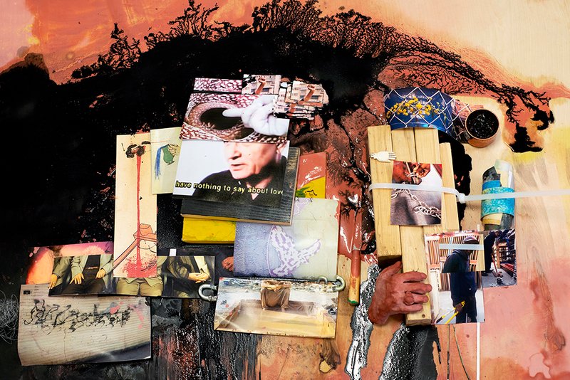 Shahrzad Changalvaee, Watchers, Drippers and Leavers III, 2019