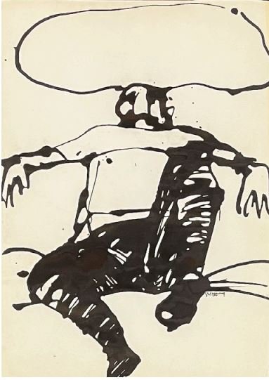 Alireza Espahbod, Untitled, 1988