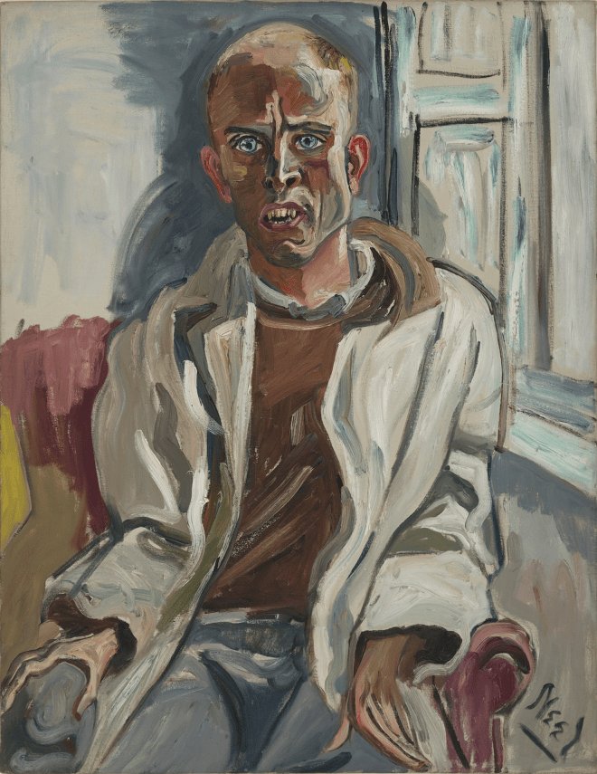 Alice Neel, Randall in Extremis, 1960