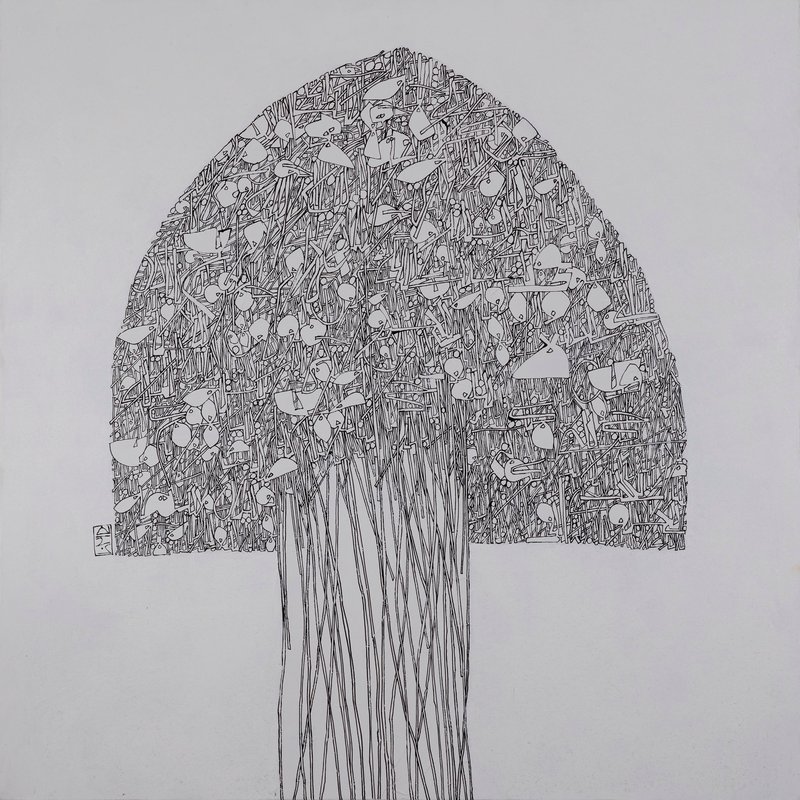 Reza Abedini, Vine Words, 2023