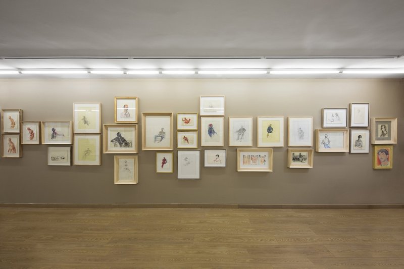 Master and Friend, installation view