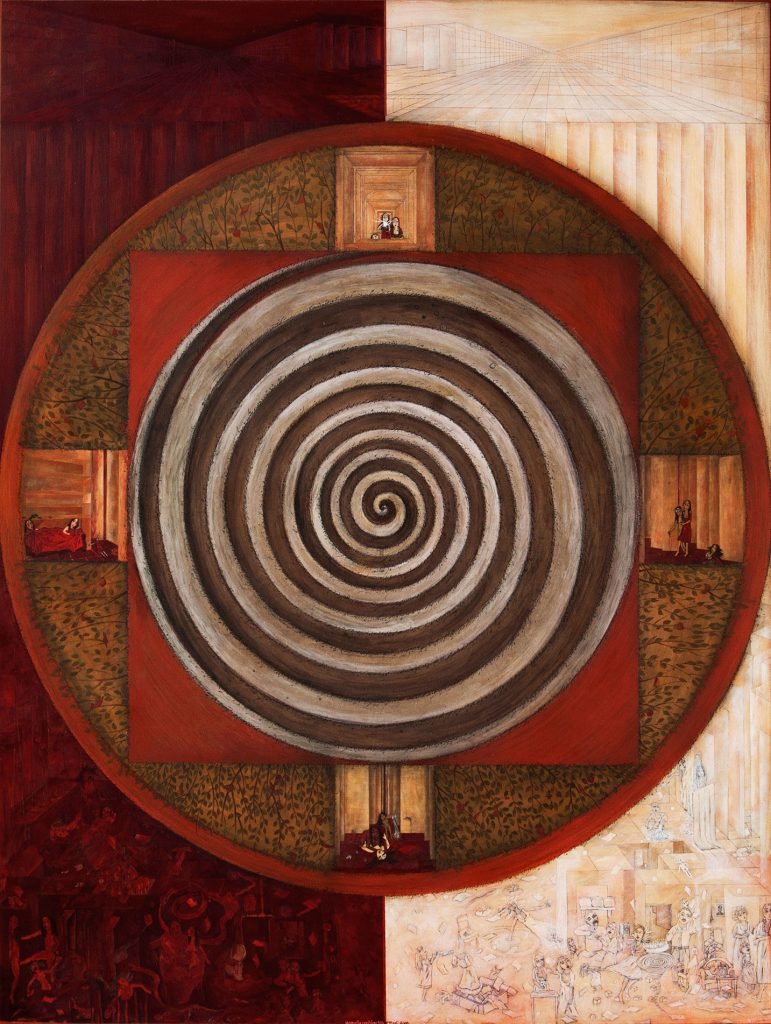 Homa Bazrafshan, Sandal (Brown) Dome, 2014
