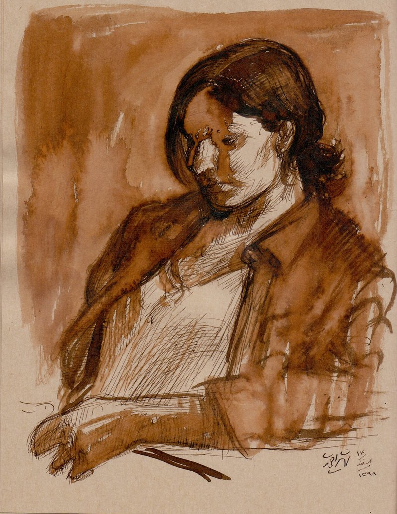 Hosein Shirahmadi, A portrait (Reyhaneh), 2020