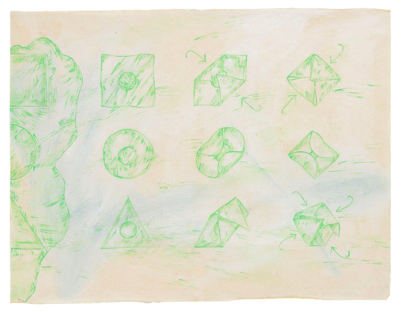 Minoo Yal Sohrabi, Unnumbered Pages from a Lost Recipe Book: Not Every Fold Suits Every Form, 2023