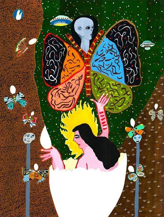 Hayedeh Ayazi, Egg Bath, 2021