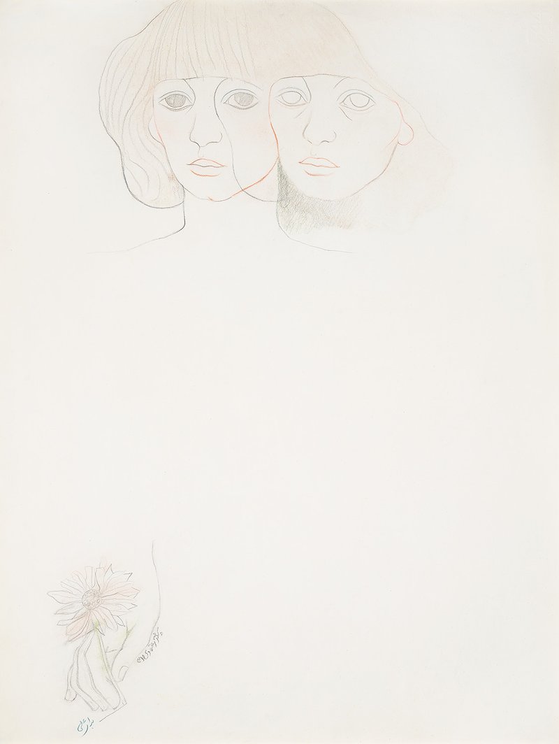 Parvaneh Etemadi, Self Portrait, 1978