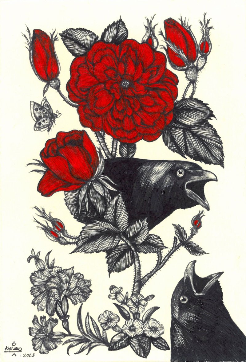 Mohsen Ahmadvand, Roses You Wish to Smell, 2022