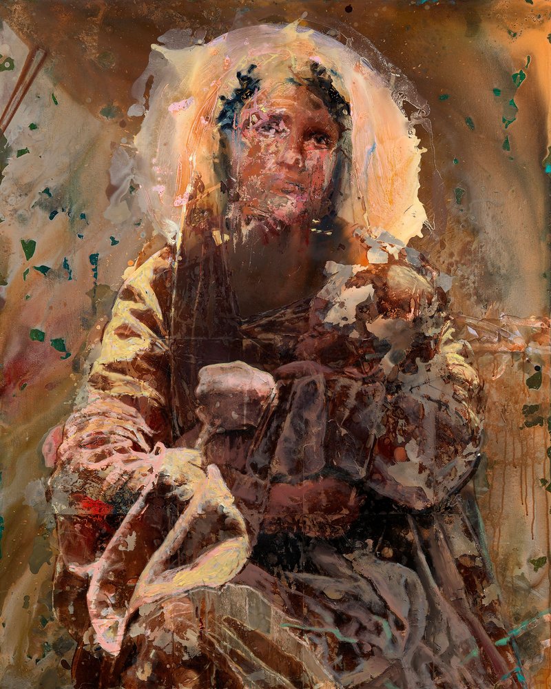 Afshin Naghouni, Mother and Child, 2018