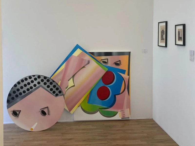 Installation view.