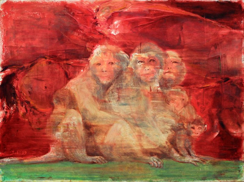 Mahmoud Saki, The Burden of Existence, 2018