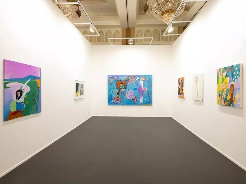 Installation view.