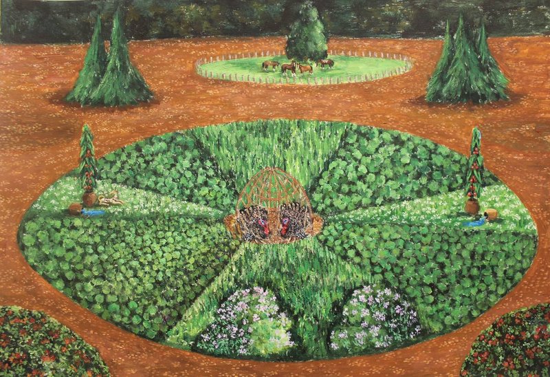Niaz Babatabar, Tukeys in Garden, 2024