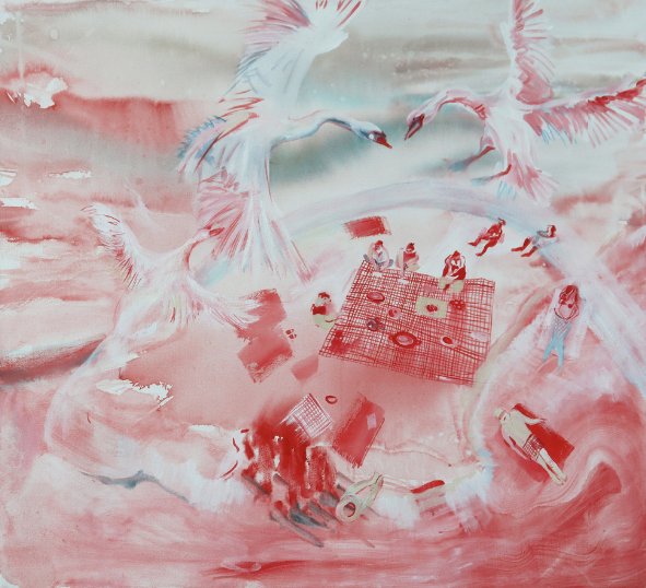 Saba Farhoudnia, Swan Song in Scarlet, 2024