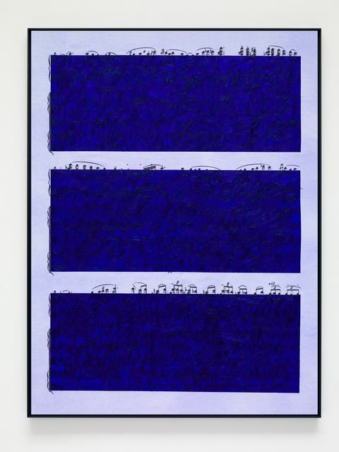 Idris Khan, Ultramarine Rhythm 5, 2019