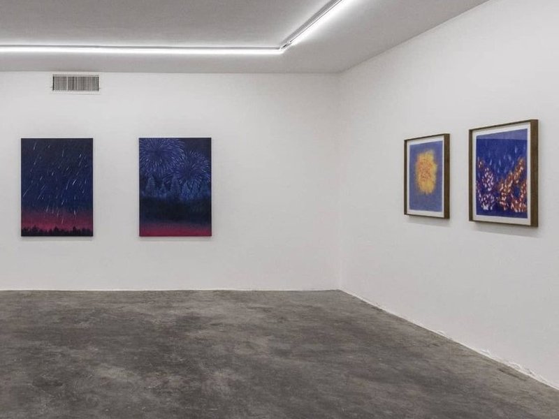 Blooming Lights, installation view