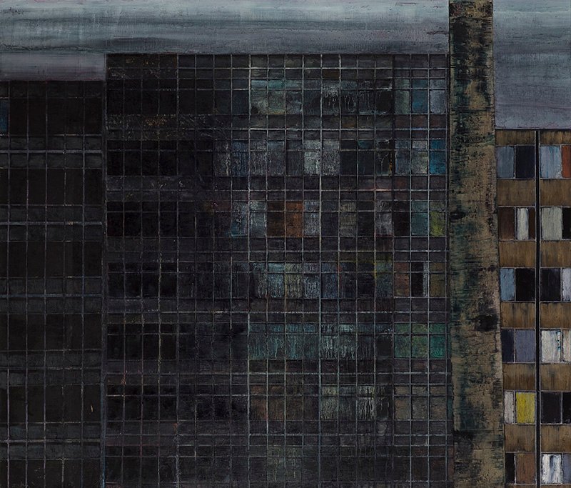 Javad Modaresi, The Tree and the Office Building, 2019