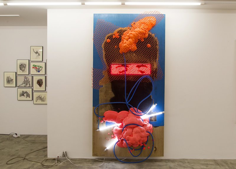 Sin, installation view