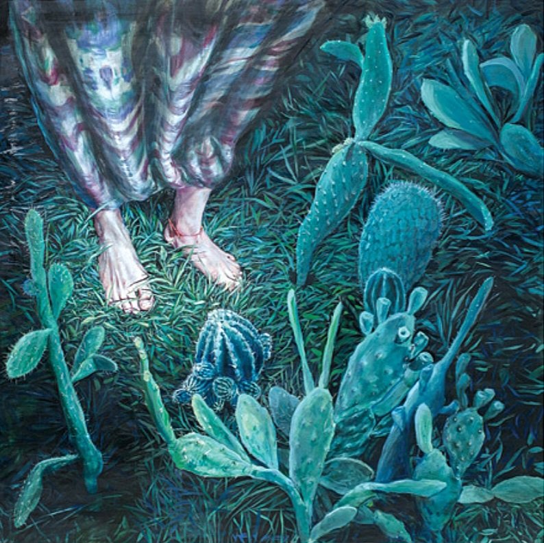 Zahra Shafie, Barren Fields, 2023