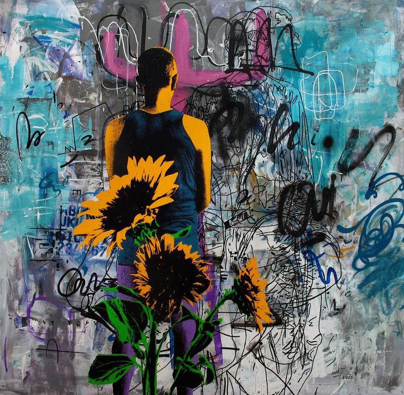 Dariush Gharahzad, Self-Abstract, 2020