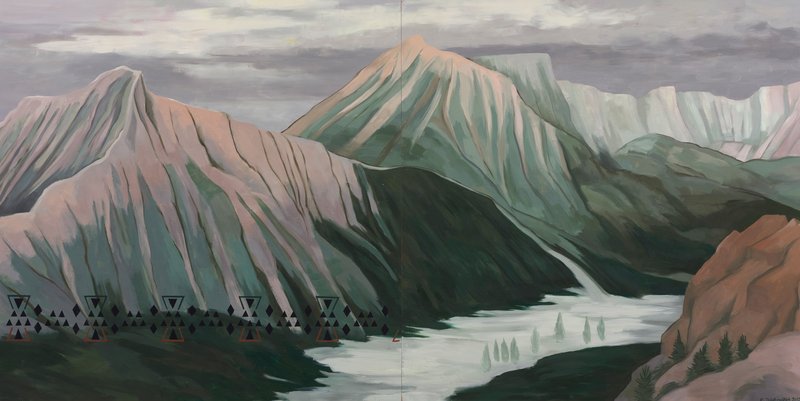 Kay WalkingStick, Winter Passage, 2017